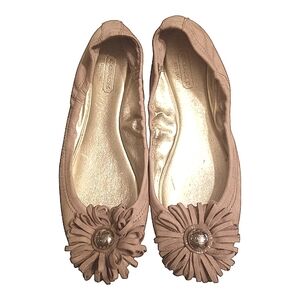 Coach Women's Camel Hair Color Ballet Flats